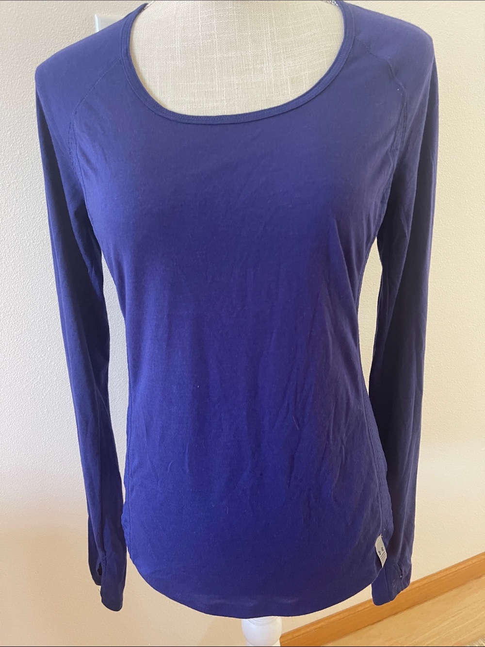 Under Armour Women's Long Sleeve Scoop Neck Top - Deep Purple